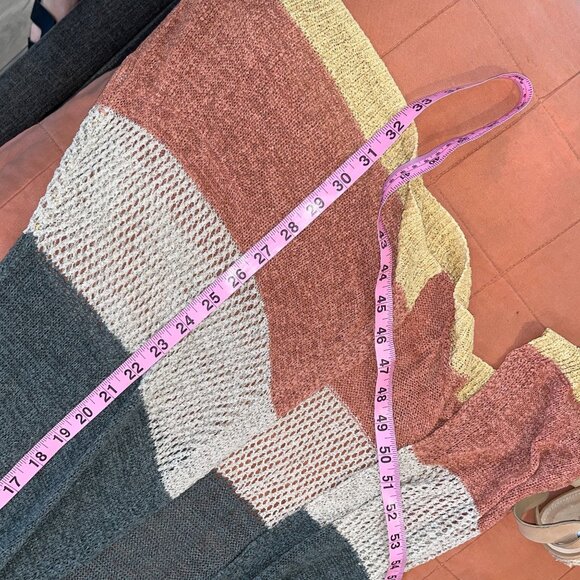 Maurices Womens Colorblock Open Stitch Duser Cardigan Small - Picture 9 of 10